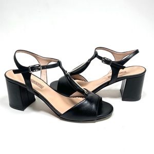 ALBANO Italy block heel t-strap sandal 👡👡👡👡👡👡👡👡